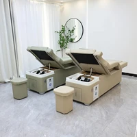 Lit de lavage capillaire, Salon de coiffure, Machine de fumigation SPA au chevet, Table de massage, Magasin de loisirs et de bien-être, Mobilier commercial 4