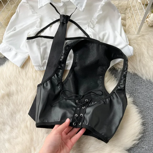 Conjuntos de saia sensual e elegante Hotsweet Preppy para mulheres: uma adição ousada ao seu guarda-roupa 5 conjuntos de saia sensual e elegante Hotsweet Preppy