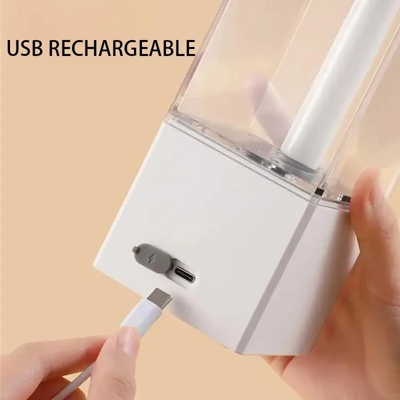 490ml Automatic Liquid Soap Dispensers Recharge Sensor Hand Sanitizer Machine for Kitchen Bathroom Shampoo Shower Gel Detergent