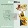 Kitchen Oil Press Machine Electric Automatic Oil Press Extractor Organic Oil Expeller for Avocado Coconut Flax Peanut Castor 2