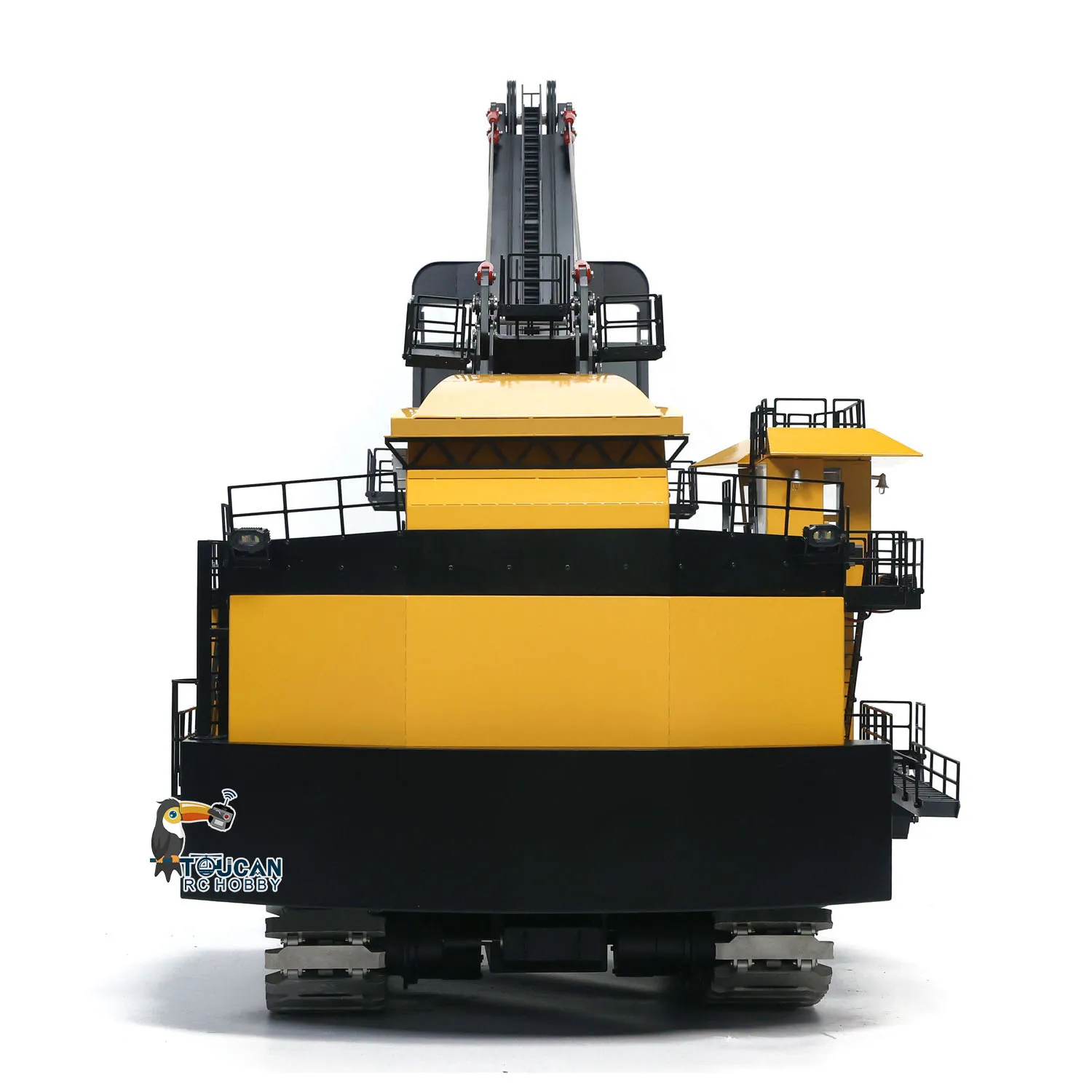 1/25 Mining Digger Metal RC Truck Electric Rope Shovel Painted Finished Remote Control Excavator Heavy Machine Model RC Toys 4