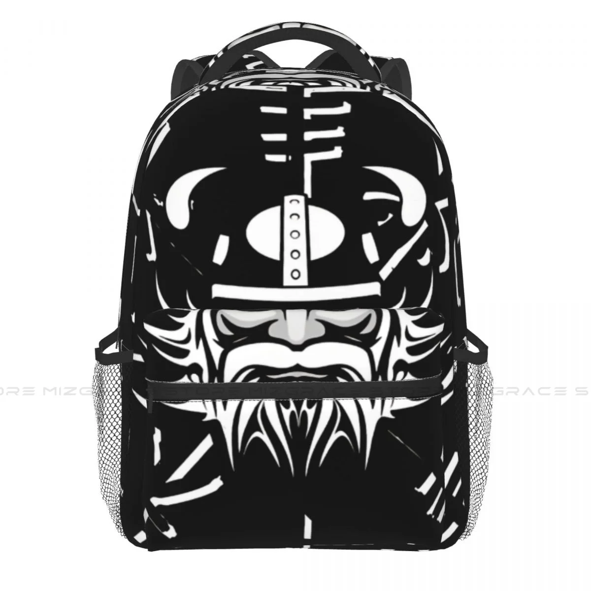 

Back To School Odin Backpack School Boy Girl Viking Art Travel Soft Rucksack Casual Laptop Bag