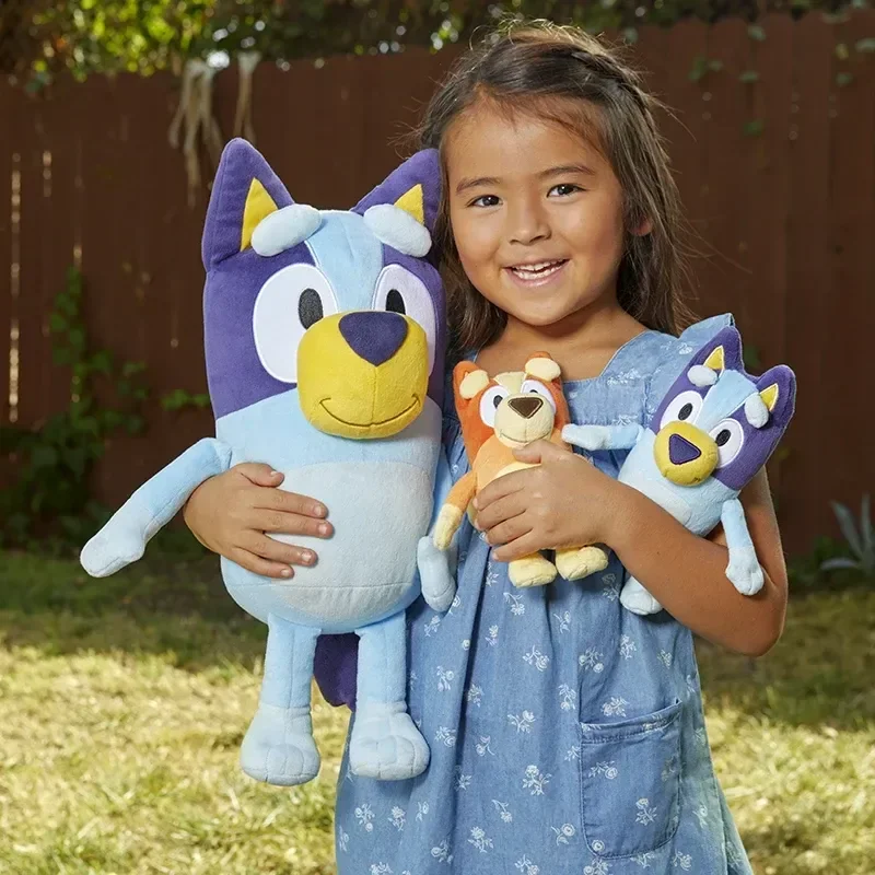 

Набивные плюшевые Мультяшные аниме лосяй Bluey, животные, бинго, мягкие хлопковые плюшевые куклы, игрушки для детей, новые рождественские подарки, Bluey And Friends