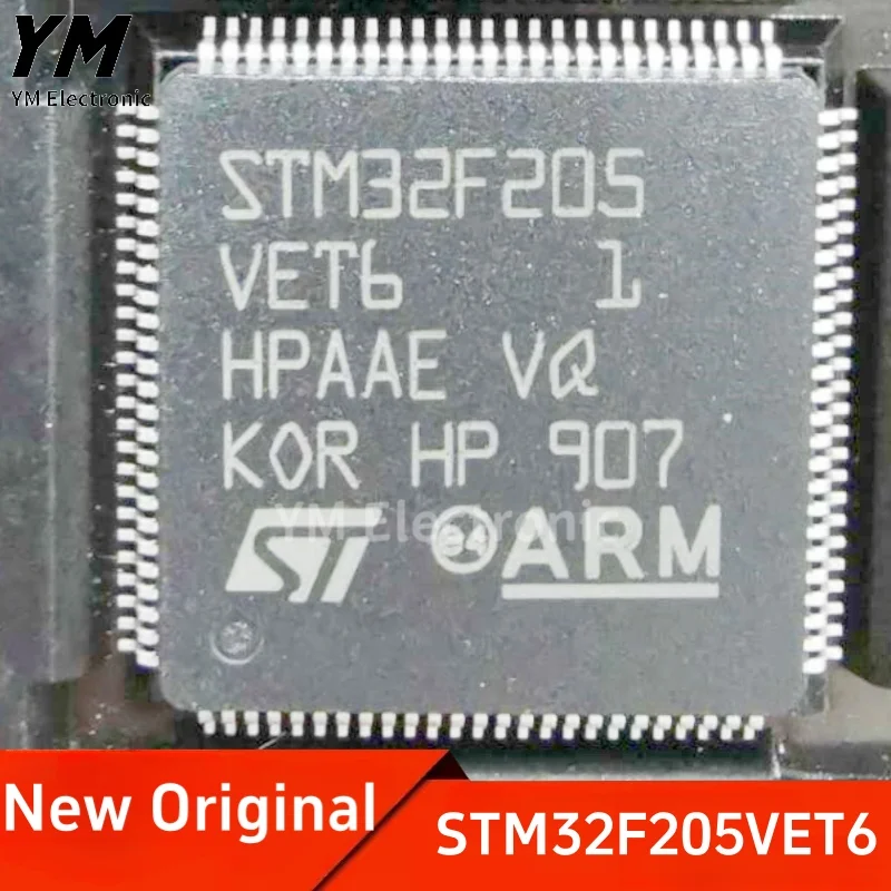 New Original STM32F205VET6 LQFP-100 ARM Cortex-M3 32-bit Microcontroller MCU
