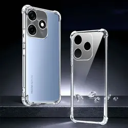 Shockproof Clear TPU Soft Silicone Transparent Phone Case for Tecno Spark 10 5G (Shockproof Case)