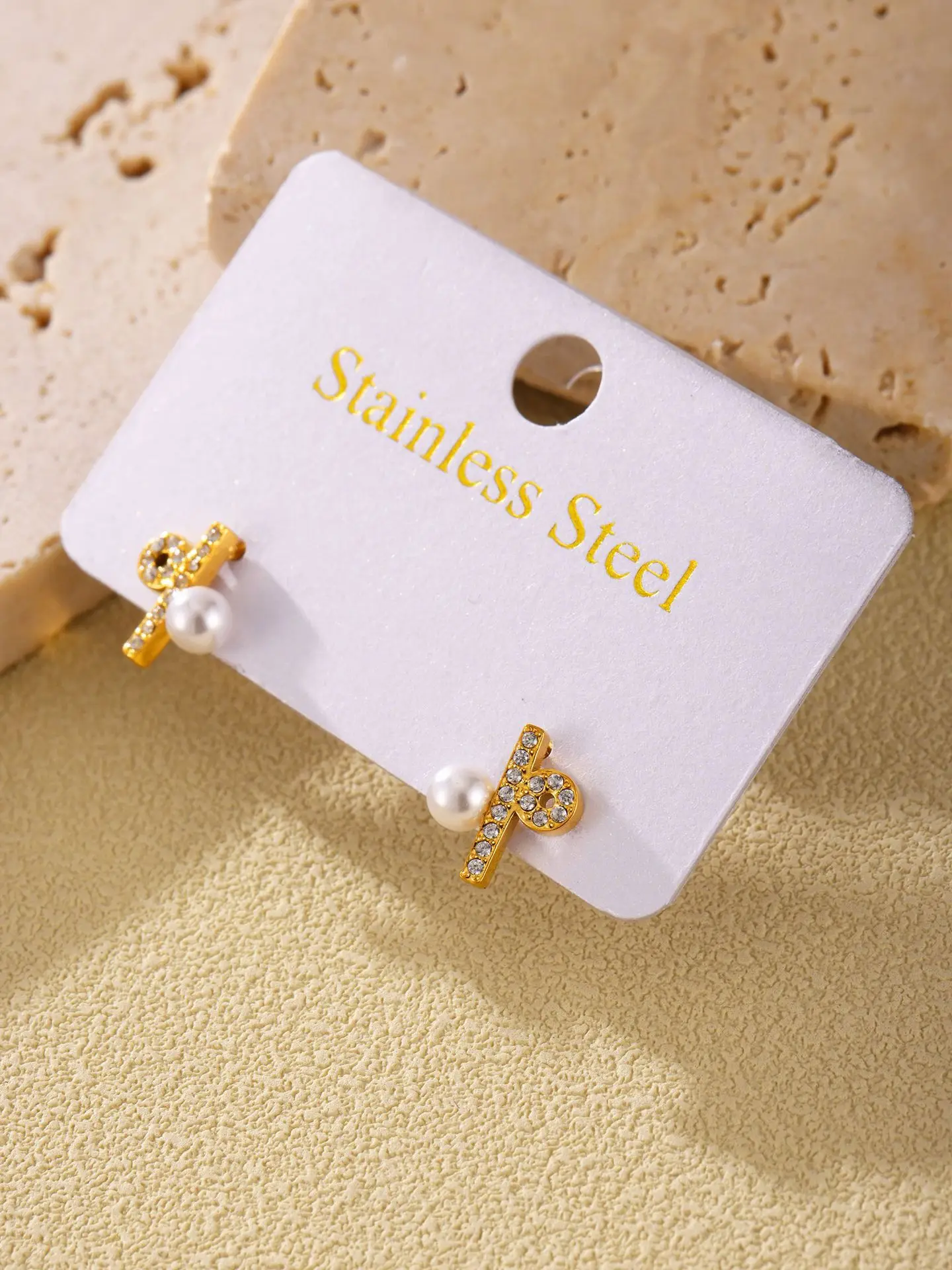 Elegantes Muschel-Kugel-Anhänger-Halsketten- und Zirkon-Ohrringe-Set für Damen aus 316 Edelstahl, vergoldet, luxuriöses Schmuckset als Geschenk – Detail 14