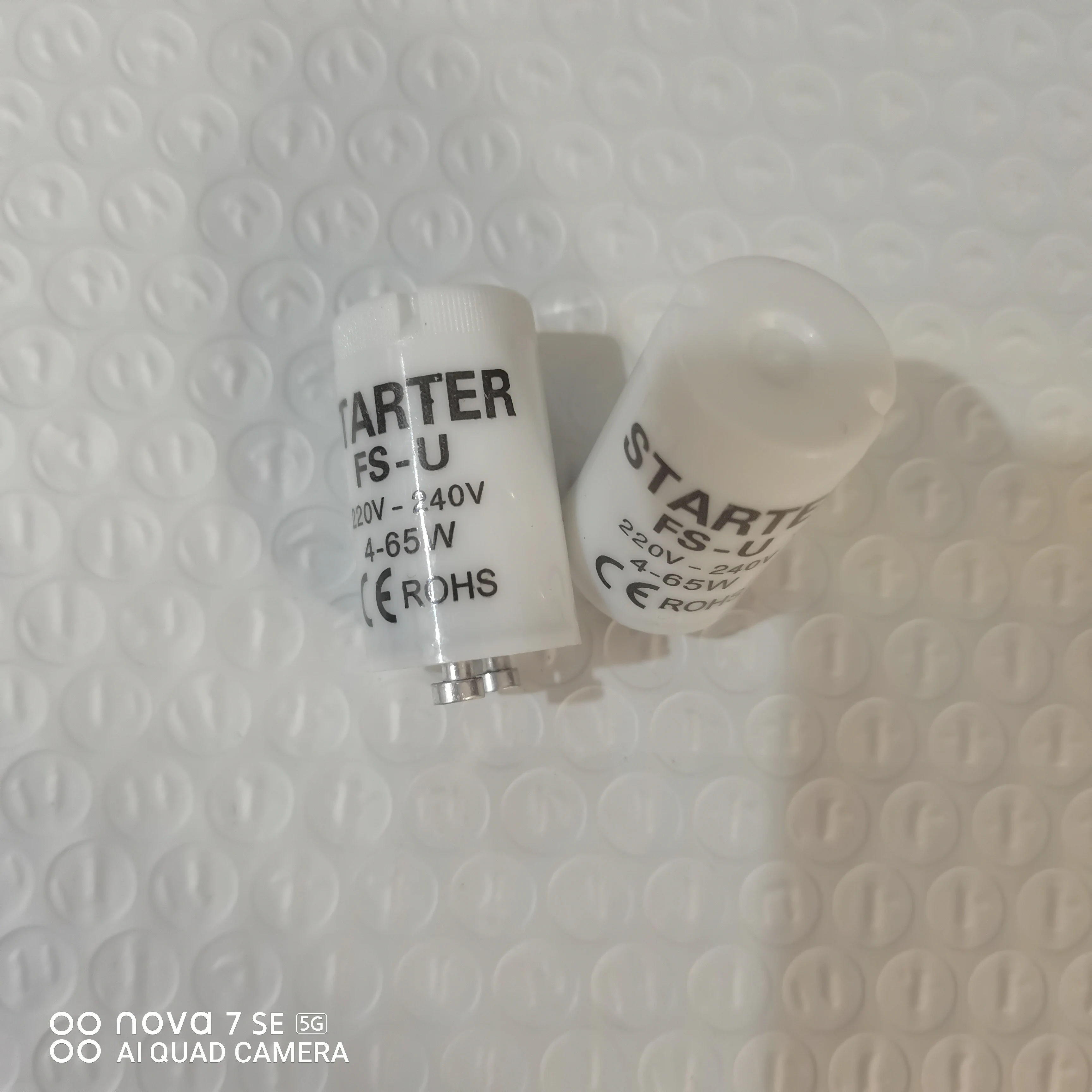 Fluorescent Starters 2PCS/LOT High-quality AC220V-240V 4-65W Fluorescent Tube Fuse Starter CE Rohs