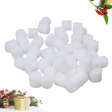 

100PCS 30mm Planting Seedlings Sponges Moisturized Soilless Hydroponic Sponge Vegetables Cultivation Gardening Tools (White)