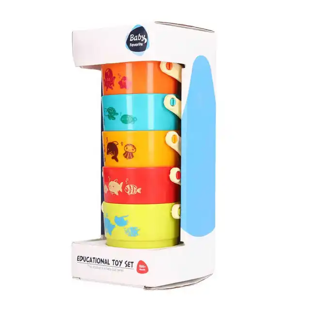 Stacking Cups Toy  Baby Building Toy Set for Home 4