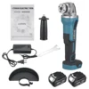 Drillpro 125mm Brushless Cordless Angle Grinder Li Battery Electric Polishing Cutting Machine Power Tools For Makita Battery 6
