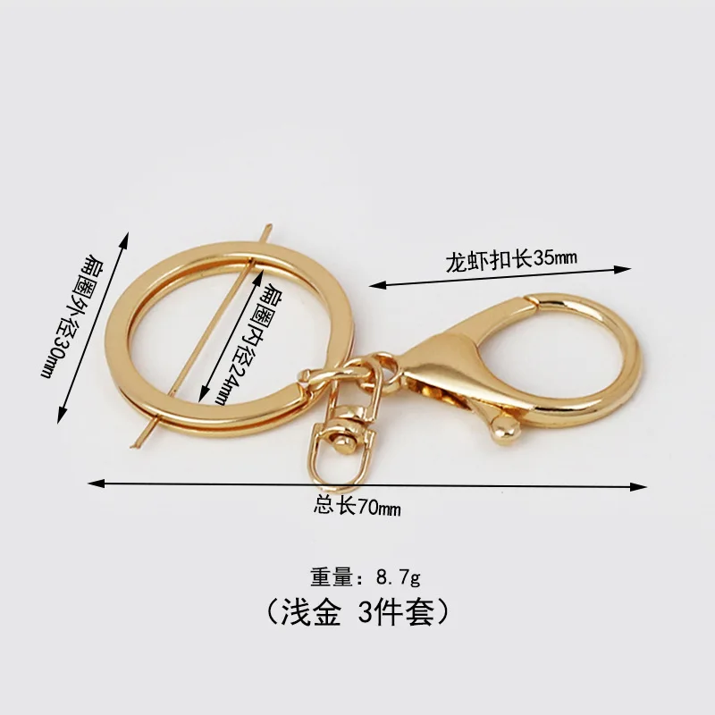 

2023-LD364 best quality Luggage accessories Hook accessories metal spring buckle 20pcs