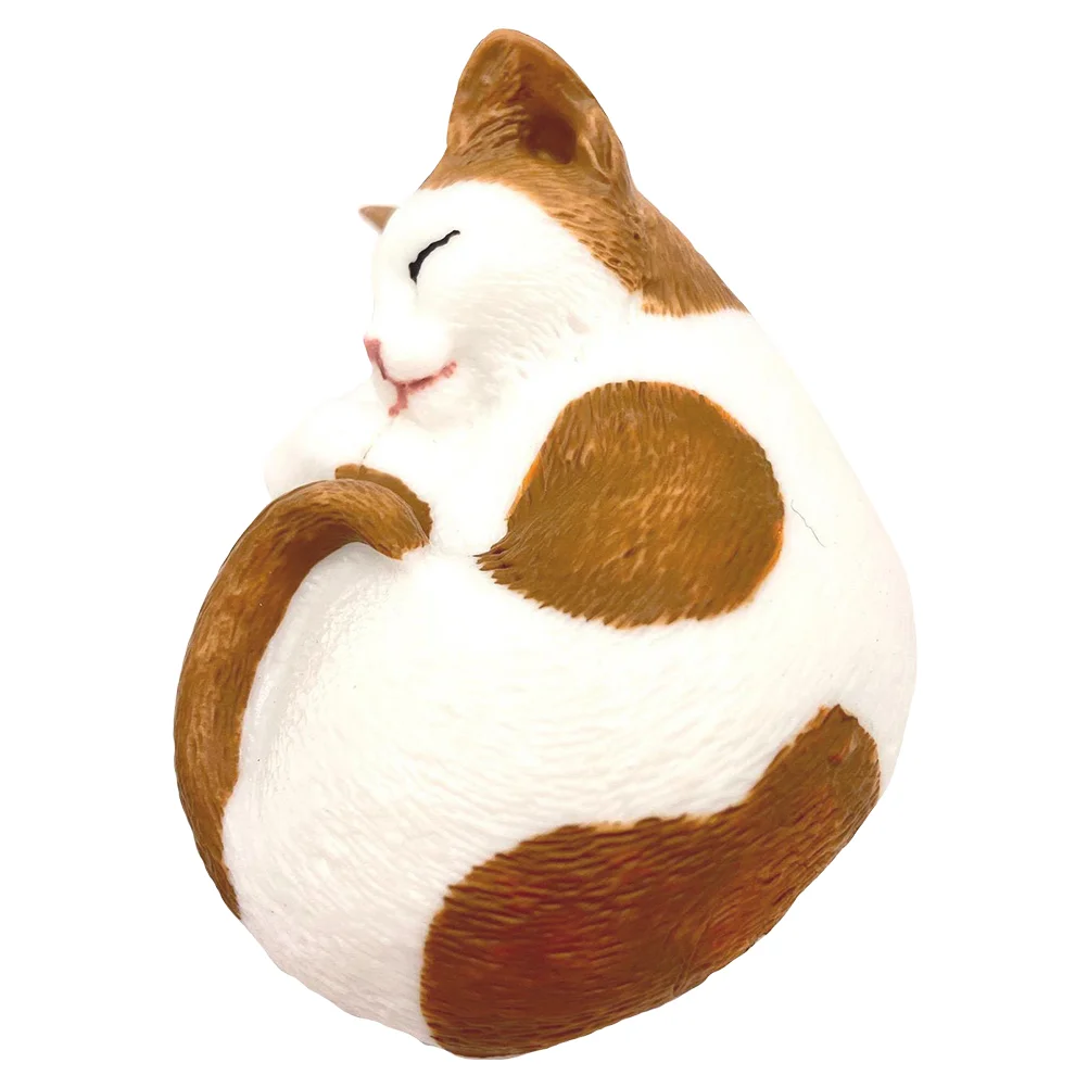

Cat Ornaments Figurine Desktop Plastic Decoration Tiny Animal Figurines Kitten Craft Statue Adornment Home Miniature Tabletop
