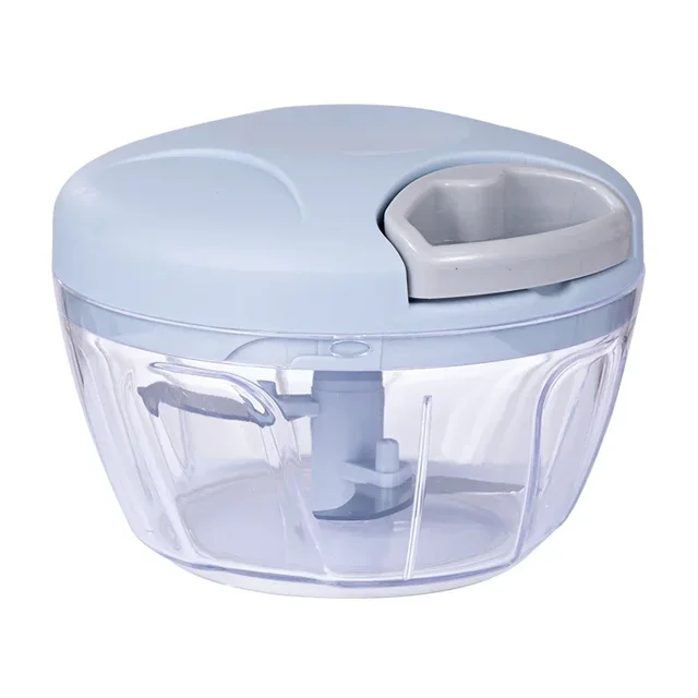 500/900ML Hand Chopper Manual Rope Food Processor Silcer Shredder Salad Maker Garlic Onion Cutter Kitchen Tool Accessories 1