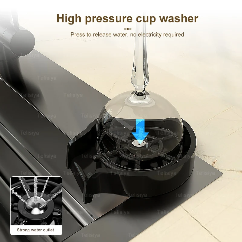 Sink Stainless Steel Kitchen Apartment Large Single Slot With Knife Holder Multifunction Wash Basin For Kitchen 6