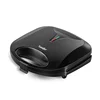 r-sandwichera 750W electric sandwich maker, waffle making machine, non-stick foam pan, kitchen appliances for 1