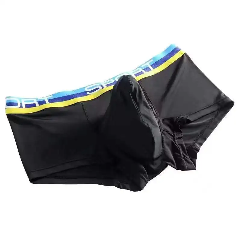 Underwear Sexy for boy for men boxers Elephant nose Underpants Male Panties Breathbale Summer ice silk U Convex Pouch Plus Size cheap underwear for men