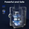 SEJOY Juicer Extractor with 2 Speeds, 3" Big Mouth Centrifugal Juicer Maker with BPA-Free, safe Compact Centrifugal Juicer 6
