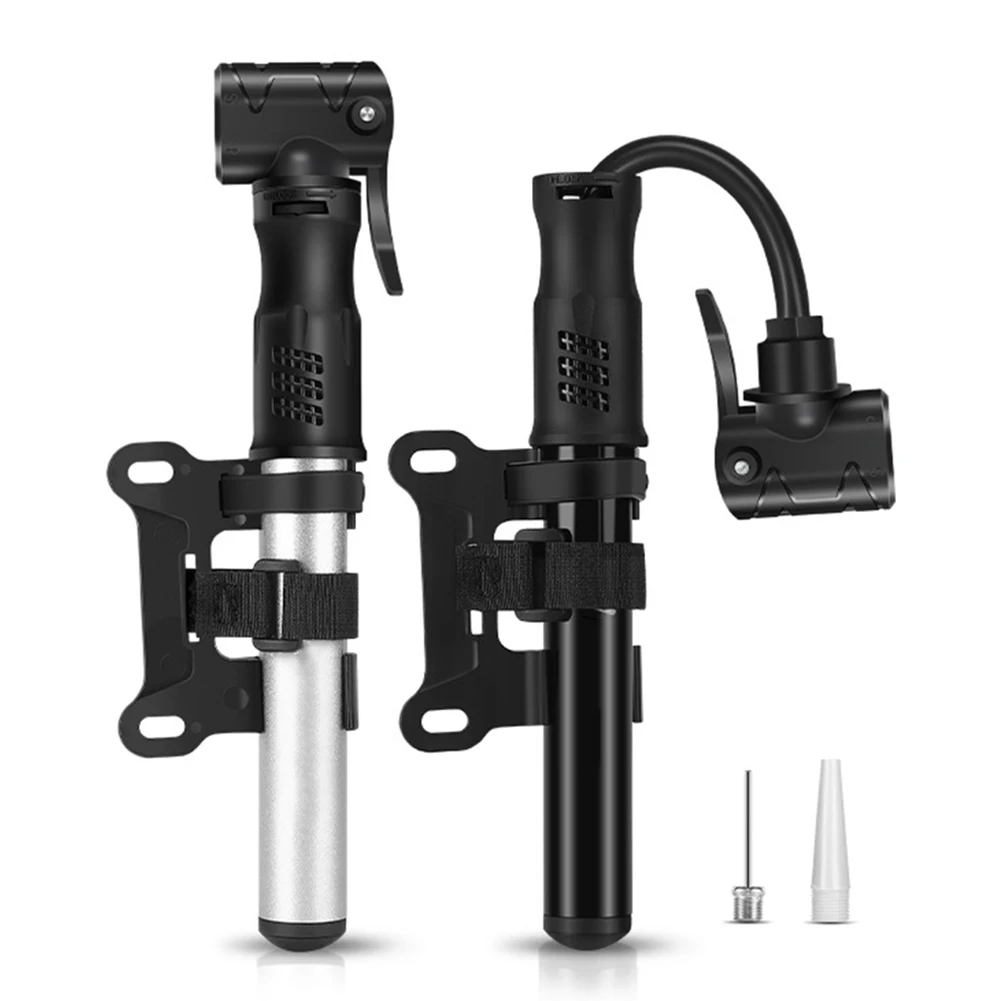 

Bicycle Pump Black White Cycling Enthusiasts Hand Pump Bracket Aluminium Alloy FLEXIBLE HOSE WITH LOCKING MECHANISM