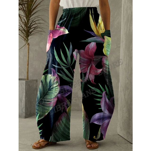Floral print pants - Women
