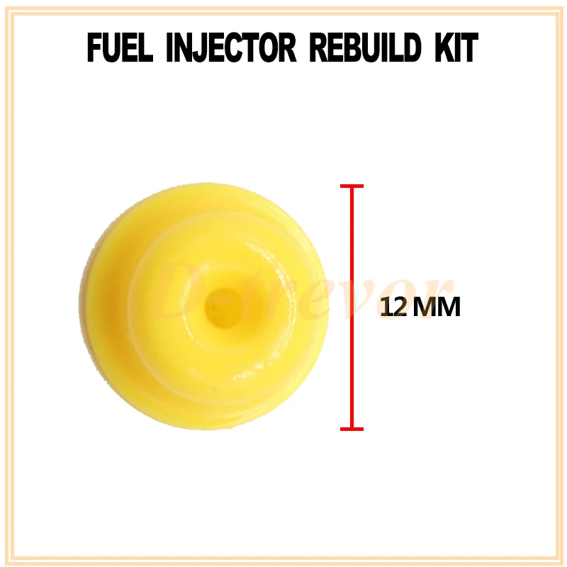 100pieces Fuel injector repair kits pintle cap For Bosch 12*6.7mm for Ford Jeep Dodge American cars 0280150943