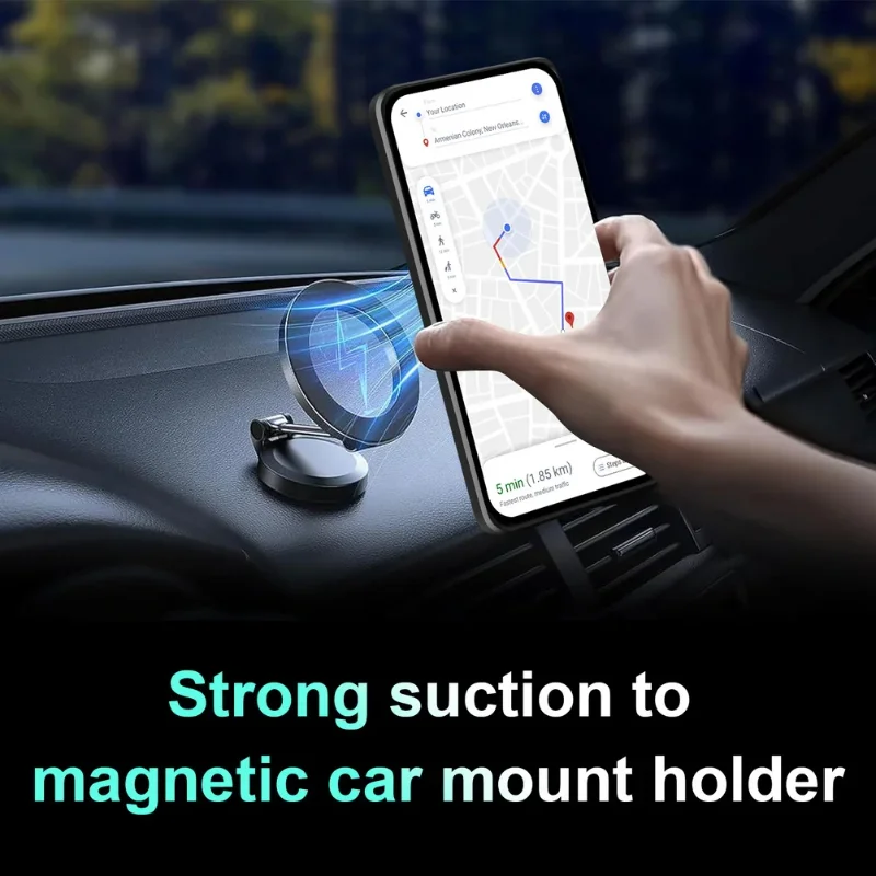 Sliding Lens Back Case with Magnetic Stand Holder - Durable Protective Hard Cover