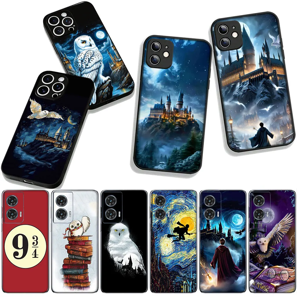 Artistic Owl Harry Wand Potters Phone Case Cover