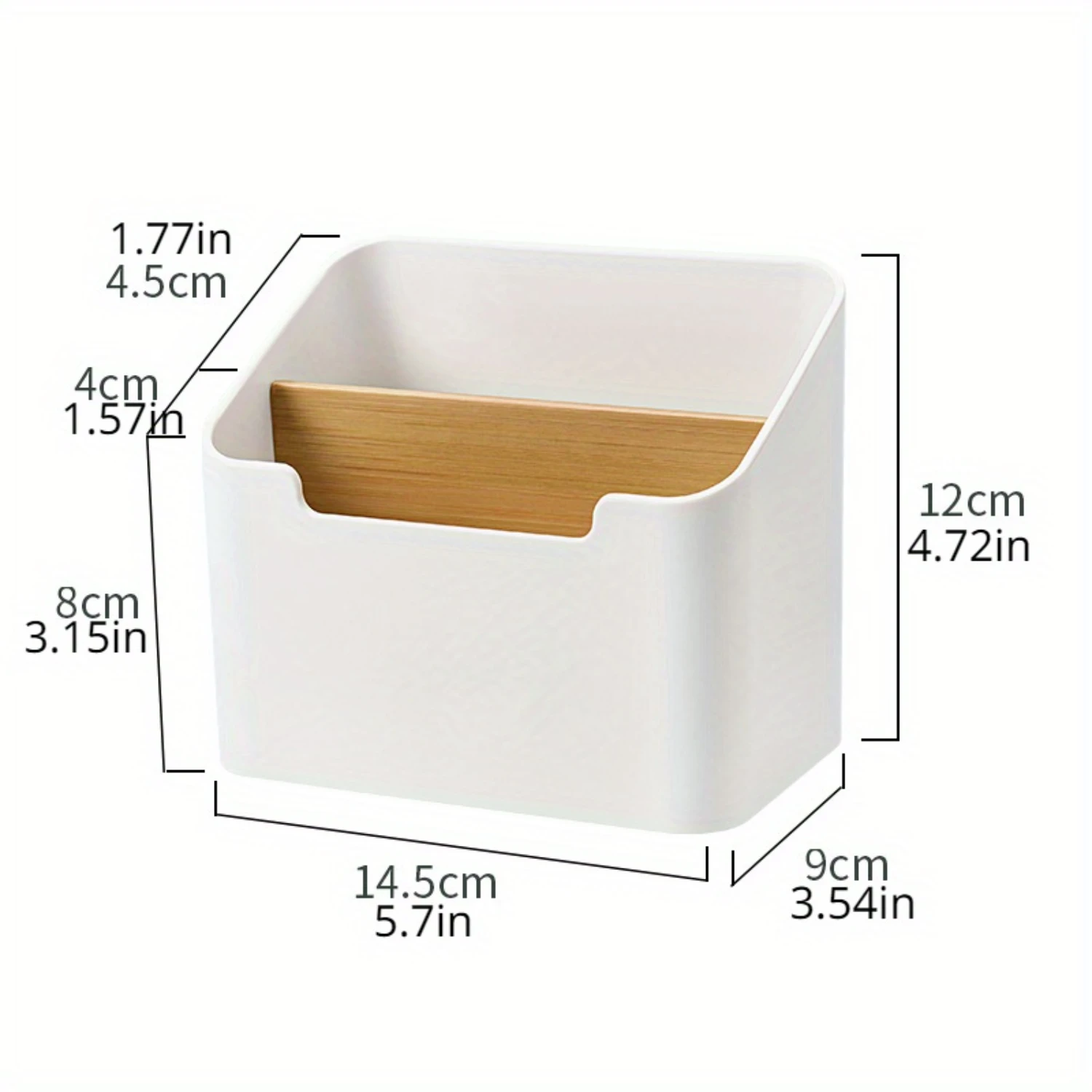 1pc Multi-Functional  Box, TV Air Conditioner Remote Control Organizer, Plastic  Rack, Cosmetic  Box,  Decor, Bathroom Accessori 6