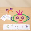 Kids Wooden Ring Early Education Shape Board Kindergarten Wooden Creative Puzzle Building Blocks Match Montessori Education Toys 5