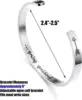 Bangle Bracelet for Men Women Jewelry Silvery Titanium Stainless Steel Inspirational Bracelets Bangles Love Engraved Cuff Bangle 2