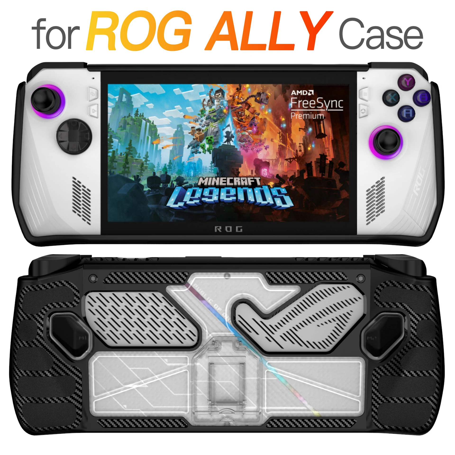 ROG Ally ホワイト ケース・プロテクター付き Amazon.com: Protective Case for ASUS ROG Ally X Gaming