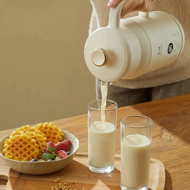 

New 600ML Filtering Free Soybean Milk Wall Breaking Machine Household Multi-Function Cooking Machine Soy Milk Maker Breakfast