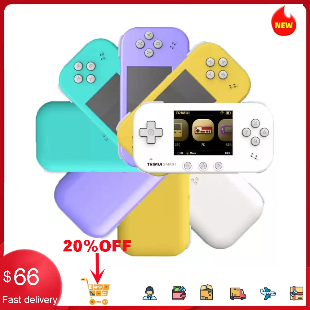 2.4 Inch Trimui Smart Retro Game Console Portable Mini Support