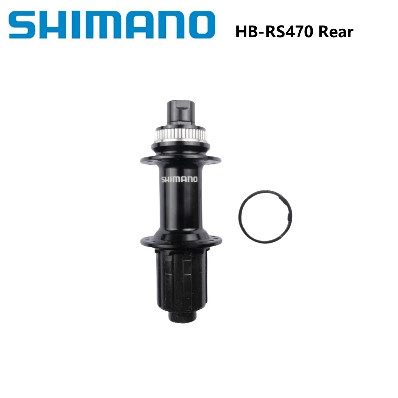 【新品】　シマノ　ハブ FH-RS470 HB-RS470　ブラック　28H シマノ HB-RS470 ディスクブレーキ フロントハブ 100x12mm E