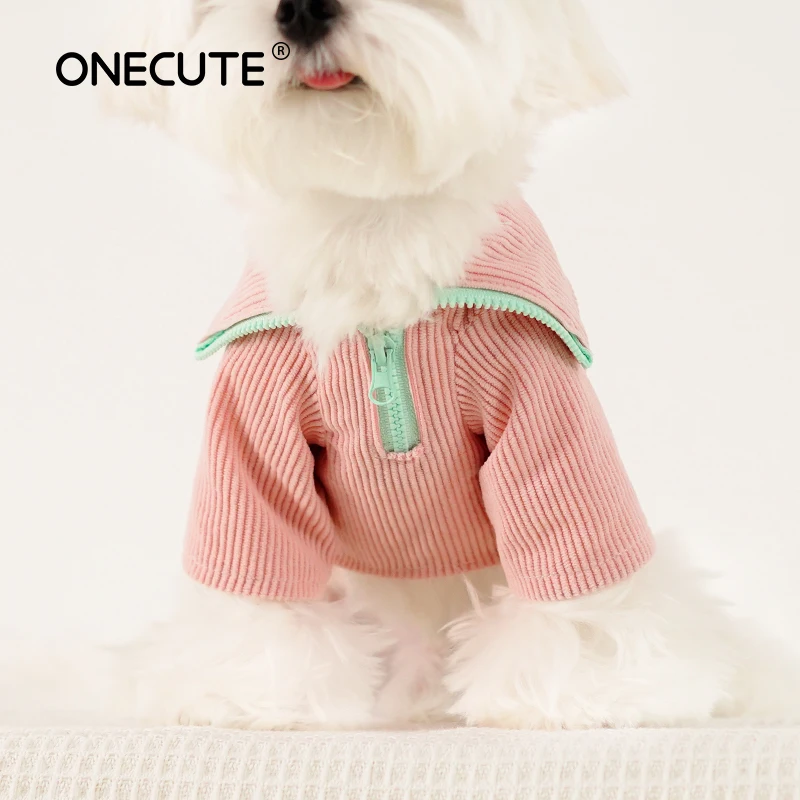 Pet Two-legged Zipper Shirt Small And Medium-sized Dog Autumn Winter Warm Windproof Fashion Costumes Puppy Cotton Clothes pet dog shirt dog suit