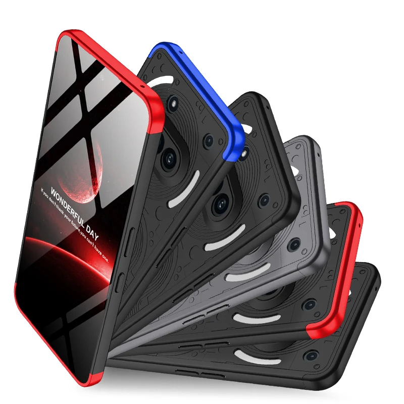 Sleek GKK Hard PC Shockproof Case - 360 Full Protection, Three-Stage Design