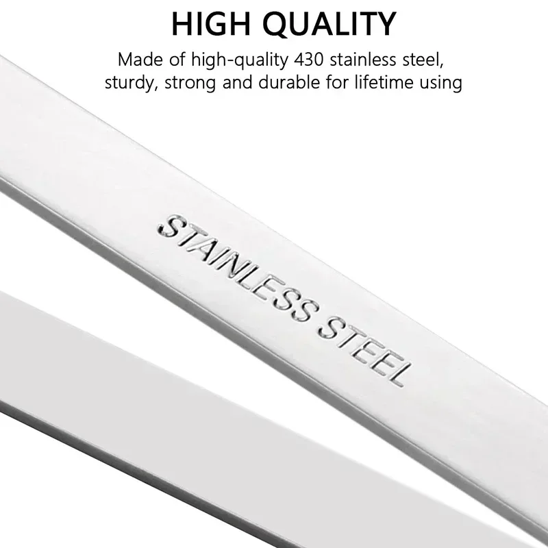 430 Stainless Steel Fish Bone Tweezers Pincer Clip Puller Remover Tongs Fish Bone Plucking Clamp Kitchen Gadgets Tools 1pcs fish bone tweezers kitchen tweezers