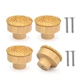 4pcs Yellow Rattan