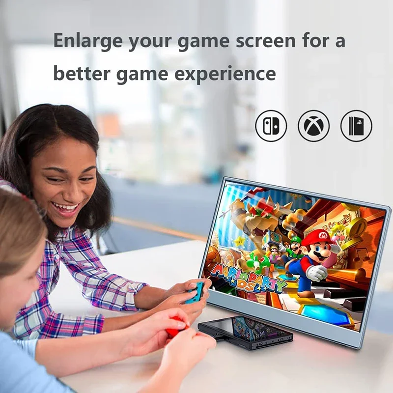 ޴  FHD IPS USB-C C Ÿ  , Ʈ ޴ xbox Switch PS4  ɾ, 144hz ֻ 15.6