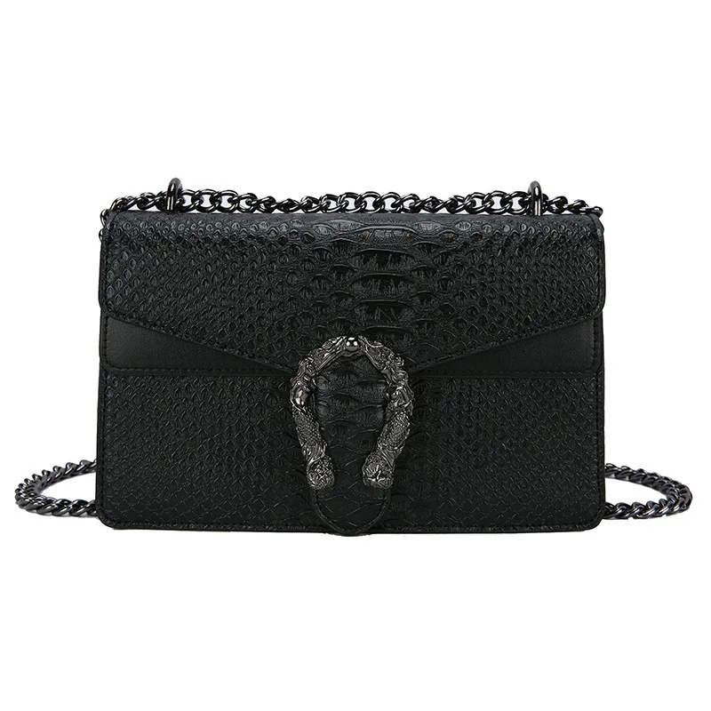 

2024 Pattern Single Shoulder Crossbody New Underarm Square Chain Bar Women's Bag top-handle bags genuine leather woman handbags