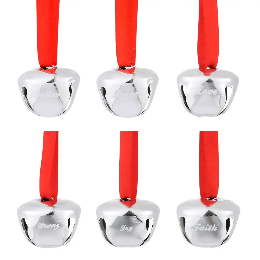 Albero Fai Da Te Ornamento Artigianale Natale Believe Bells Joy Christmas Jingle Bells
