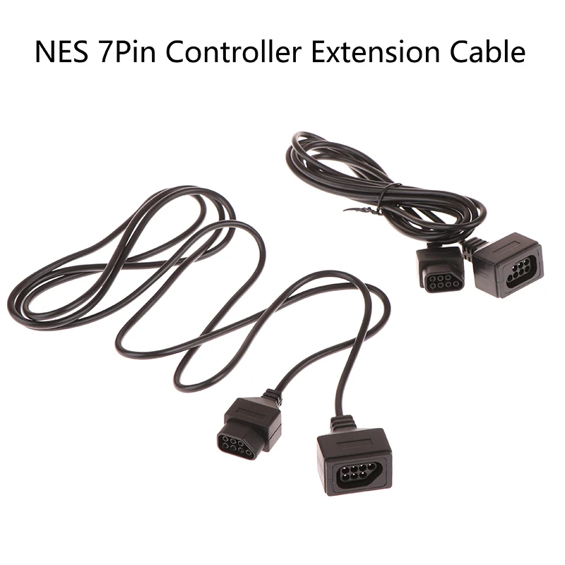 

Удлинитель NES для игровой консоли, удлинитель с 7 контактами, красный, белый, для игрового контроллера NES
