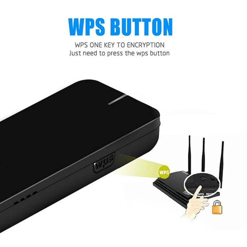 신제품 블랙 MT7612U 1200Mbps 2.4Ghz/5Ghz 듀얼 밴드 USB 와이파이 동글 와이파이 모뎀