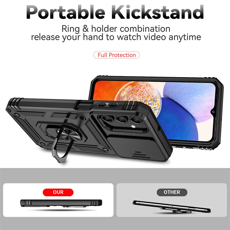 Funda Per Samsung Galaxy A15 Custodia Ad Anello Cavalletto Shell Capa Cover Per Samsung Galaxy A15 S23 A14 A34 A05 Custodia Per Samsung A15 5G