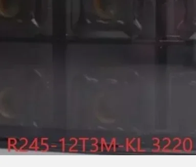 X 오리지널 카바이드 인서트 10개 R245-12T3M-KL 3220