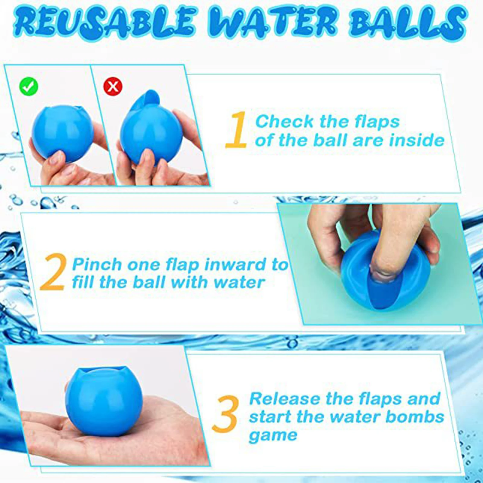 Рисунок 5 - Многоразовые силиконовые водяные шары