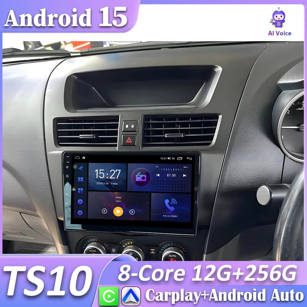Android Car Stereo Mazda 5 2011-2013 with Wireless Carplay and Android Auto, 9 inch HD Touch Screen Car Radio with GPS/WiFi/Bluetooth/EQ/FM RDS