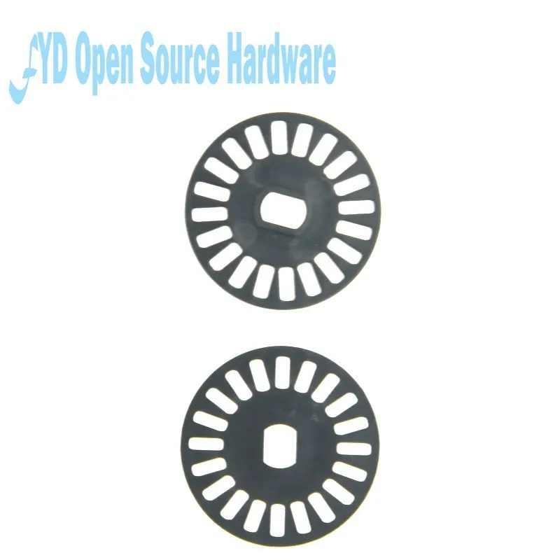 10 Ruote Encoder Per Motori TT, 20 Reticoli, Alta Precisione, Piastra Digitale