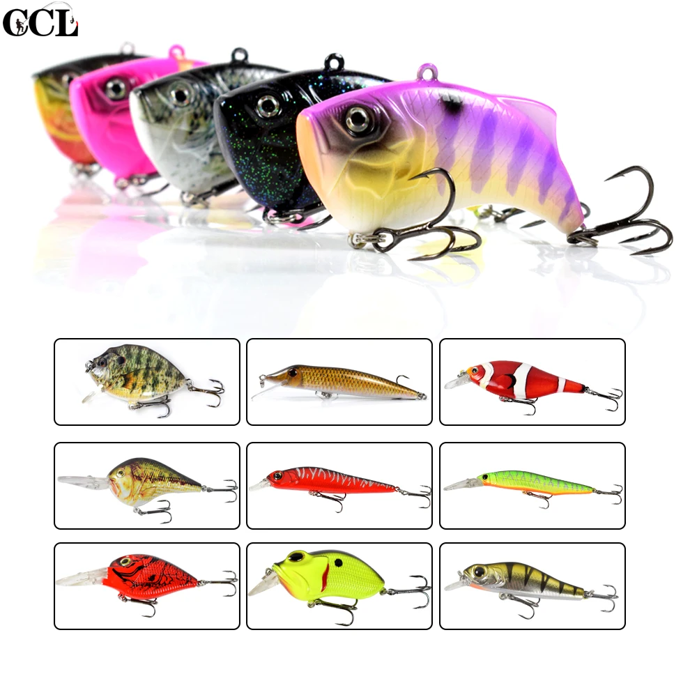 Lure Wobbler Crankbait Minnows Fishing Trout Minnows Wobbler