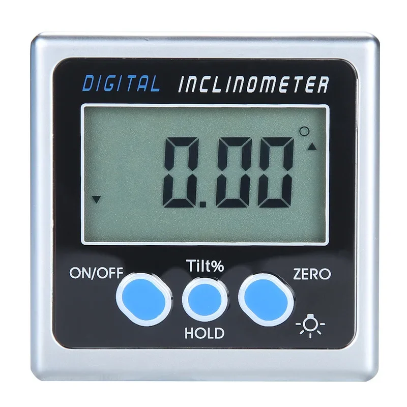 

Digital display level meter Digital display angle meter inclinometer 360° inclination box angle ruler with magnetic