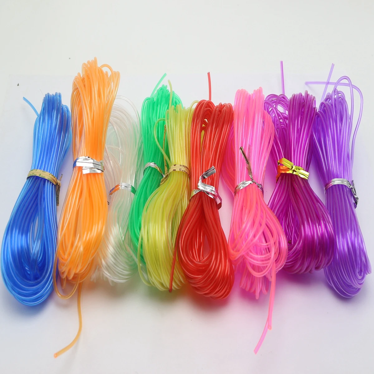 투명 중공 고무 튜브, 쥬얼리 코드 커버, 메모리 와이어, 10 m, 2mm